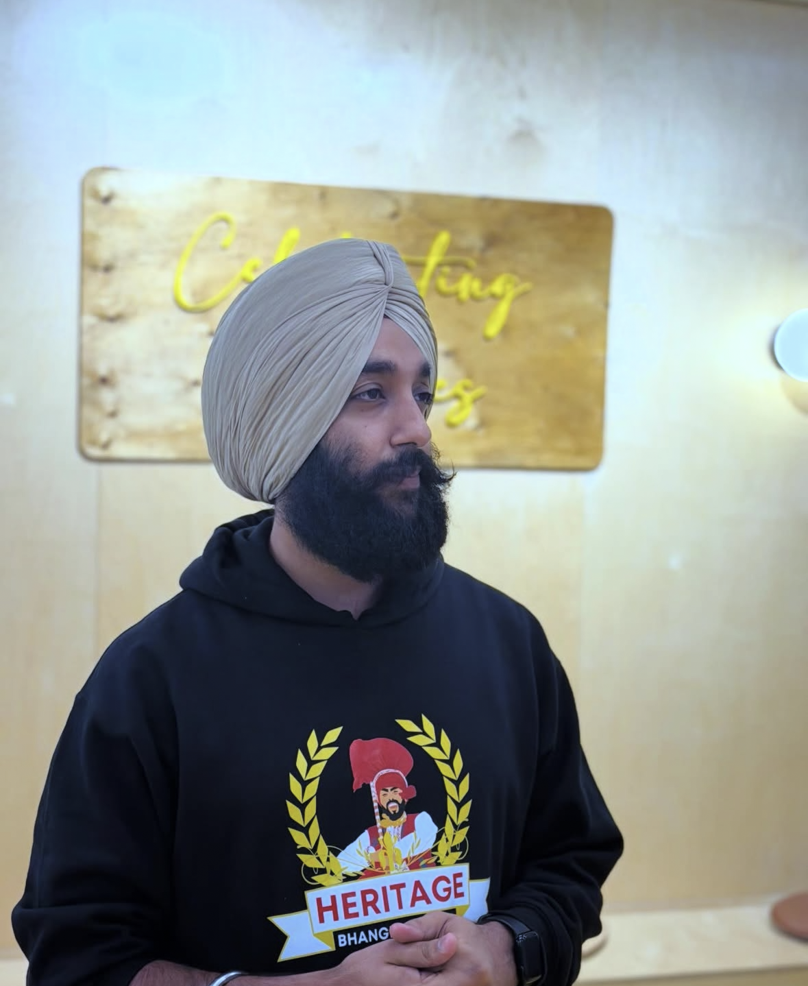 Jappan, founder and instructor of Heritage Bhangra Studio